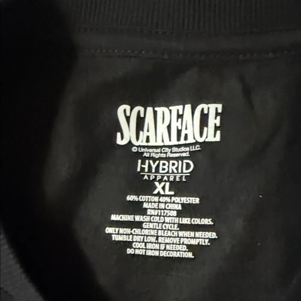 Hybrid Men's Scarface Miami Regular-Fit Printed Fleece Sweatshirt